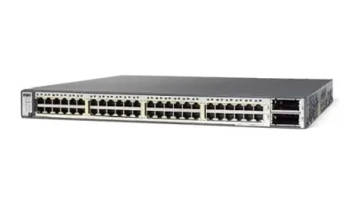 WS-C3750E-48PD-S - Cisco Catalyst 3750E PoE 48 x Ports 10/100/1000Base-T + 2 x X2-based Layer 3 Managed Gigabit Ethernet Network Switch