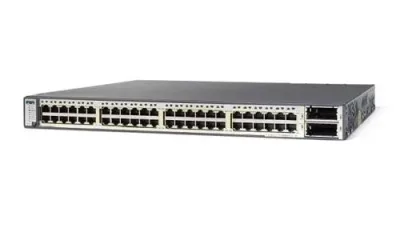 WS-C3750E-48TD-S - Cisco Catalyst 3750E 48 x Ports 10/100/1000Base-T + 2 x X2-based Layer 3 Managed Gigabit Ethernet Network Switch