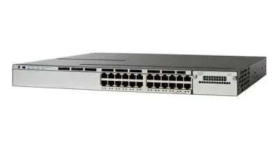 WS-C3750X-24T-L - Cisco Catalyst 3750X 24 x Ports 10/100/1000Base-T Layer 3 Managed Gigabit Ethernet Network Switch