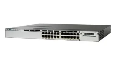WS-C3750X-24T-S - Cisco Catalyst 3750X 24 x Ports 10/100/1000Base-T Layer 3 Managed Gigabit Ethernet Network Switch