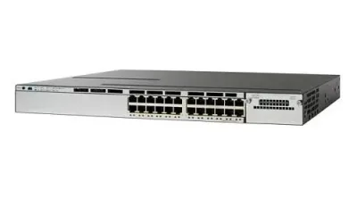WS-C3750X-24U-E - Cisco Catalyst 3750X UPoE 24 x Ports 10/100/1000Base-T Layer 3 Managed Gigabit Ethernet Network Switch