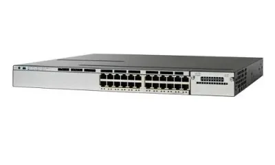WS-C3750X-24U-S - Cisco Catalyst 3750X UPoE 24 x Ports 10/100/1000Base-T Layer 3 Managed Gigabit Ethernet Network Switch
