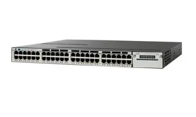 WS-C3750X-48T-E - Cisco Catalyst 3750-X Series 48 x Ports 10/100/1000Base-T Layer 2 Managed Gigabit Ethernet Network Switch