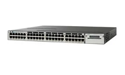 WS-C3750X-48T-S - Cisco Catalyst 3750-X Series 48 x Ports 10/100/1000Base-T Layer 2 Managed Gigabit Ethernet Network Switch
