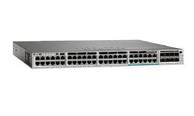 WS-C3850-12X48U-E - Cisco Catalyst 3850 UPoE 48 x Ports 10/100/1000Base-T Layer 3 Managed Rack-Mountable Gigabit Ethernet Network Switch