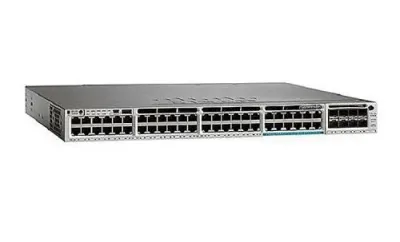 WS-C3850-12X48U-S - Cisco Catalyst 3850 UPoE 48 x Ports 10/100/1000Base-T Layer 3 Managed Rack-Mountable Gigabit Ethernet Network Switch