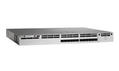 WS-C3850-12XS-S - Cisco Catalyst 3850 12 x Ports SFP+ 10GBase-T Layer 3 Managed Stackable Gigabit Ethernet Network Switch