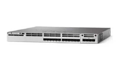 WS-C3850-16XS-E - Cisco Catalyst 3850 PoE+ RJ-45 16 x Ports 12 x 10GBase-X + 4 x SFP+ Expension Slot Ethernet Switch