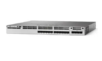 WS-C3850-16XS-S - Cisco Catalyst 3850 PoE+ RJ-45 16 x Ports 12 x 10GBase-X + 4 x SFP+ Expension Slot Ethernet Switch