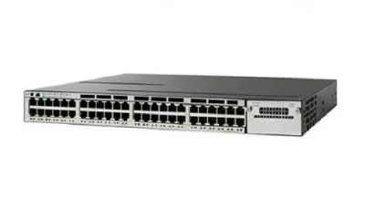 WS-C3850-48F-L - Cisco Catalyst 3850 Series PoE+ 48 x Ports 10/100/1000Base-T Layer 3 Managed Gigabit Ethernet Network Switch