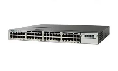 WS-C3850-48F-S - Cisco Catalyst 3850 Series PoE+ 48 x Ports 10/100/1000Base-T Layer 3 Managed Gigabit Ethernet Network Switch