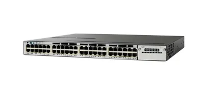 WS-C3850-48P-E-RF - Cisco Catalyst 3850 Series PoE+ 48 x Ports 10/100/1000Base-T Layer 3 Managed Gigabit Ethernet Network Switch