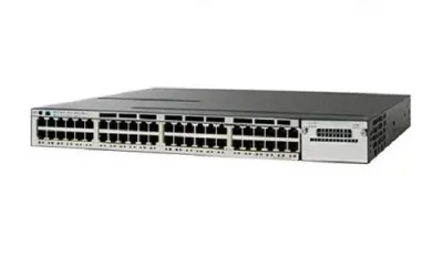 WS-C3850-48P-S - Cisco Catalyst 3850 Series PoE+ 48 x Ports 10/100/1000Base-T Layer 3 Managed Gigabit Ethernet Network Switch