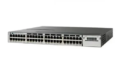 WS-C3850-48PW-S - Cisco Catalyst 3850 Series PoE+ 48 x Ports 10/100/1000Base-T Layer 3 Managed Gigabit Ethernet Network Switch