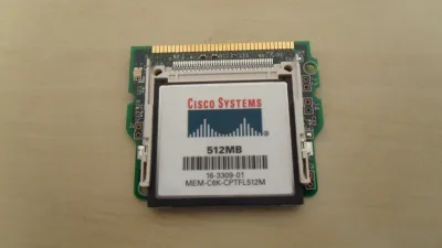 WS-CF-UPG-X3 - Cisco 512MB Compact Flash (CF) Memory Card Upgrade