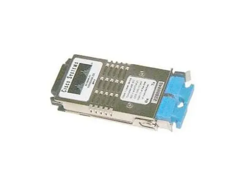 WS-G5487 - Cisco 1Gb/s 1000Base-ZX Single-Mode Fiber 70km 1550nm Duplex SC Connector GBIC Transceiver Module
