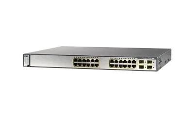 WSC3750G24TSE1U-RF - Cisco Catalyst Network Switch