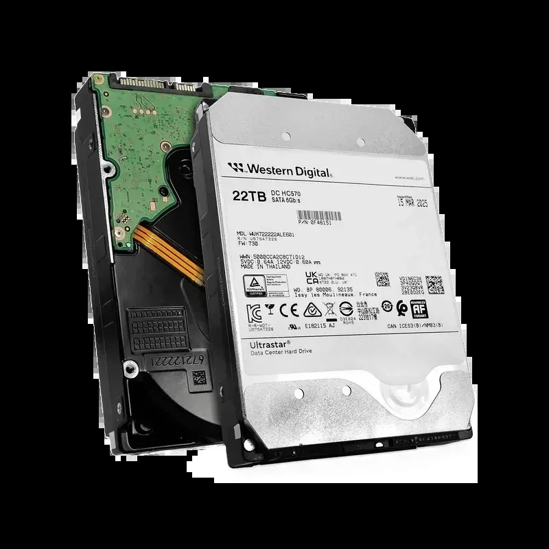Western WUH722222ALE601 Western Digital WUH722222ALE601 Ultrastar DC HC570 22TB 6Gb/s SATA 512MB Cache 512e 3.5-Inch Hard Drive. In Stock