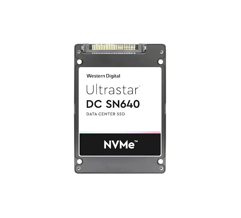 WUS4BB076D7P3E4 - Western Digital Ultrastar DC SN640 7.68TB Triple-Level Cell PCI Express 3.1 x4 NVMe (SED) U.2 2.5-inch Solid State Drive