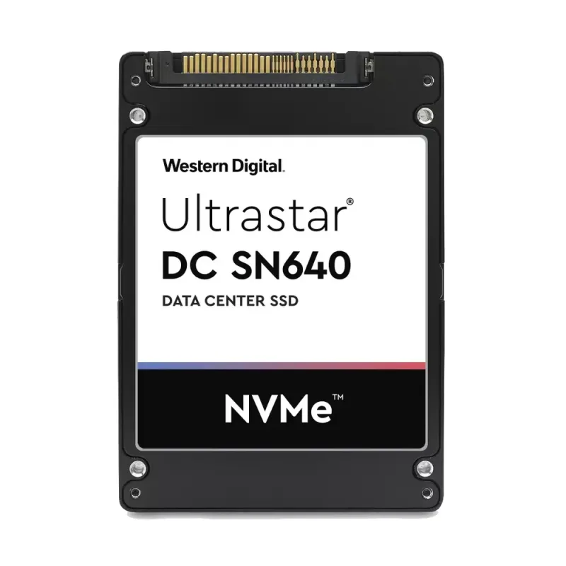 WUS4CB080D7P3E1 - Western Digital Ultrastar DC SN640 SE 800GB Triple-Level Cell PCI Express 3.1 x4 NVMe U.2 2.5-inch Solid State Drive