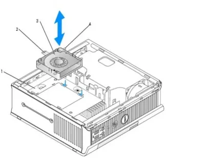 WVXG0 - Dell Desktop Fan for Optiplex 745