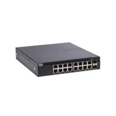 X1018 - Dell PowerConnect X-Series X1018 16 x Ports 10/100/1000 + 2 x Gigabit SFP Layer 2 Managed Rack-Mountable Gigabit Ethernet Switch