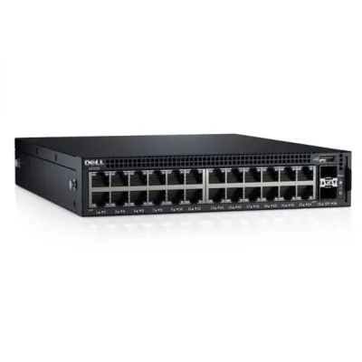 X1026 - Dell Networking X-Series X1026 24 x Ports 10/100/1000Base-T + 2 x Gigabit SFP Managed Rack-Mountable Gigabit Ethernet Switch