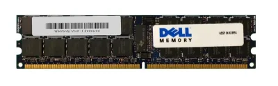 X102J - Dell 2GB DDR2-667MHz PC2-5300 ECC Registered CL5 240-Pin DIMM Dual Rank Memory Module
