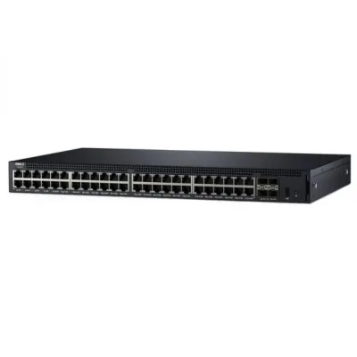 X1052 - Dell Networking X1052 48 x Ports 10/100/1000 PoE + 4 x Gigabit SFP+ Managed Rack-Mountable Network Switch