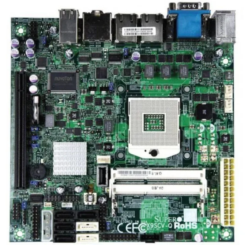 X10SLV-Q-B - Supermicro LGA1150/ Intel Q87/ DDR3/ SATA3/USB3.0/ A/2GbE/ Mini-ITX Motherboard