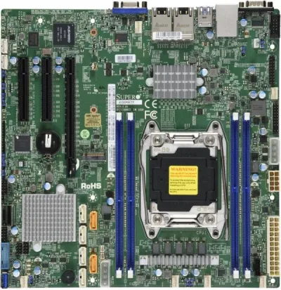 X10SRM-TF-B - Supermicro LGA2011/ Intel C612/ DDR4/ SATA3/USB3.0/ V/2GbE/ MicroATX Server Motherboard