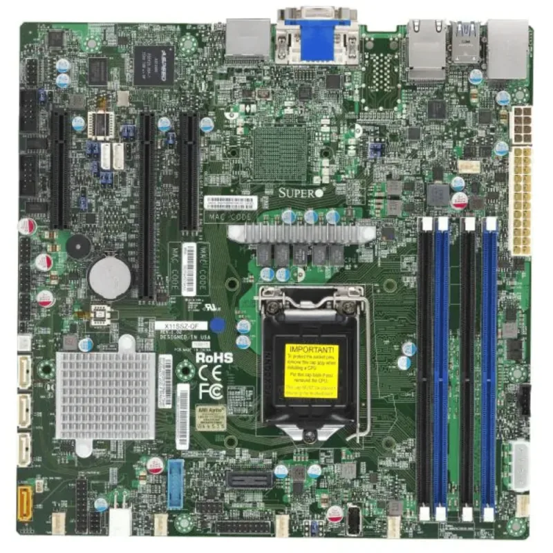 X11SAE-F-B - Supermicro LGA1151/ Intel C236/ DDR4/ SATA3/USB3.1/ A/V/2GbE/ ATX Motherboard