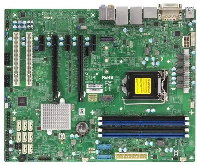 X11SAE-M-B - Supermicro LGA1151/ Intel C236/ DDR4/ SATA3/USB3.1/ A/2GbE/ MicroATX Motherboard
