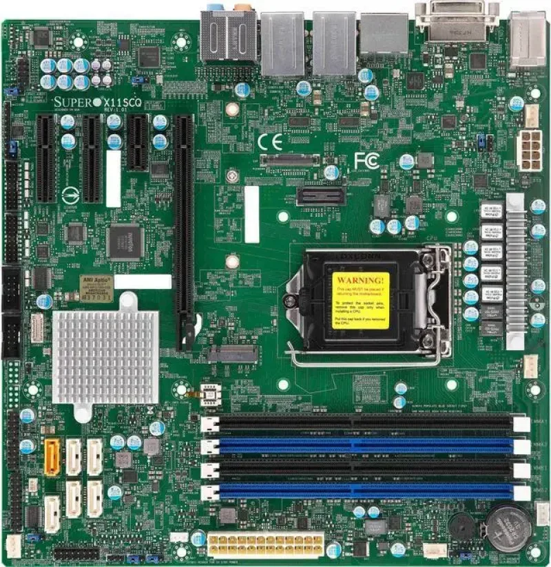 X11SSQ-O - Supermicro LGA1151/ Intel Q170/ DDR4/ SATA3/USB3.0/ M.2/ A/2GbE/ MicroATX Motherboard