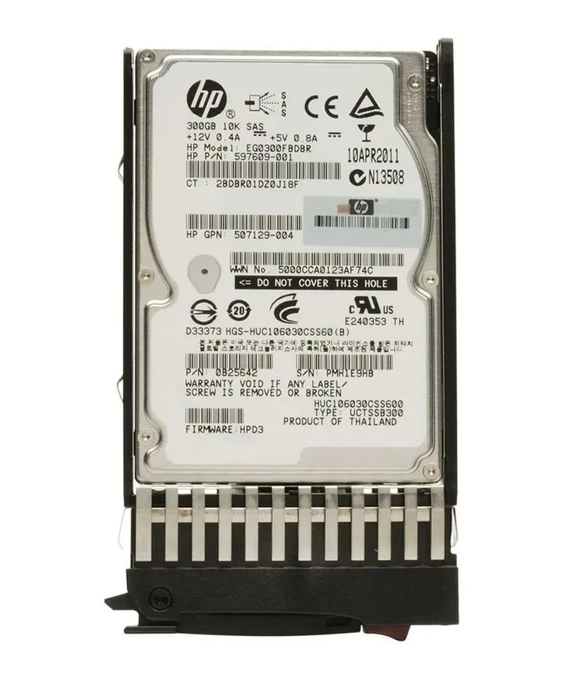 X310A0XSFTM9 - HP 300GB 10000RPM SAS 6Gb/s 2.5-inch Hard Drive