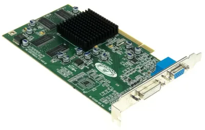 X3770A - Sun XVR-100 Radeon 7000 PCI 64MB 64-Bit 66MHz Dual Display (1 x DVI-I / 1 x D-Sub) Video Graphics Card