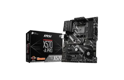 X570APRO MSI X570-A PRO Socket AM4/ AMD X570/ DDR4/ SATA3 / USB3.2/ PCIE 4.0/ M.2/ A&GbE/ HDMI ATX Motherboard