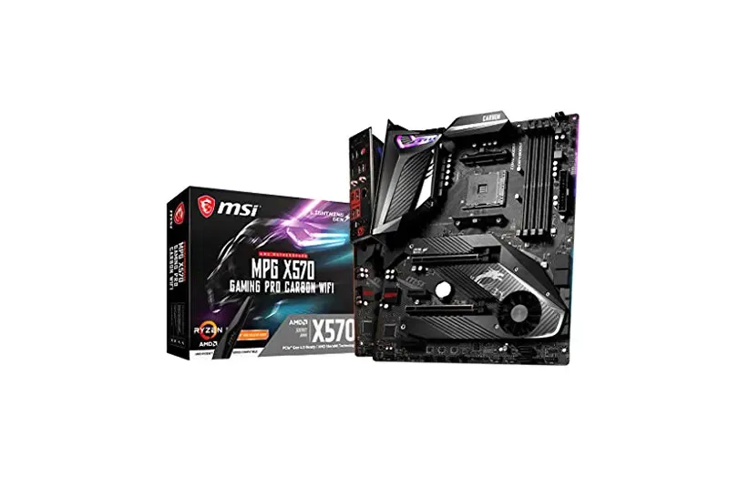 X570GPCARBWIFI MSI MPG X570 GAMING PRO CARBON WIFI Socket AM4/ AMD X570/ DDR4/ SATA3 / USB3.2/ PCIE 4.0/ M.2/ A&GbE/ WIFI&Bluetooth/ HDMI/ ATX Motherboard