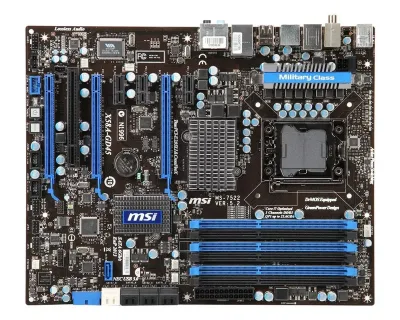 X58A-GD45 - MSI Desktop Motherboard Intel Chipset ATX Socket B LGA-1366 24GB DDR3 SDRAM Serial ATA/600, Serial ATA/300 Yes 7.1
