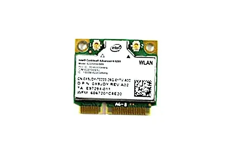 Dell X9JDY Dell 0X9JDY / X9JDY Advanced-N 6205 IEEE 802.11n Mini PCI-Express Half-Height WLAN Wireless Card for latitude E6420. In Stock