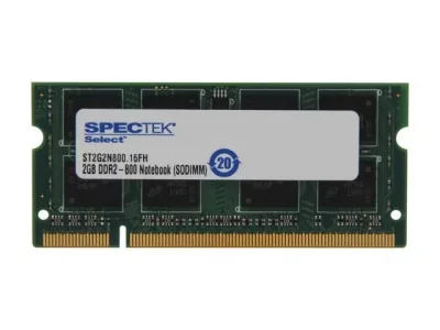 XBA64M16U88BO8ZLF-SSHL - SpecTek DDR2-800MHz 64MX16 DRAM Memory Chip