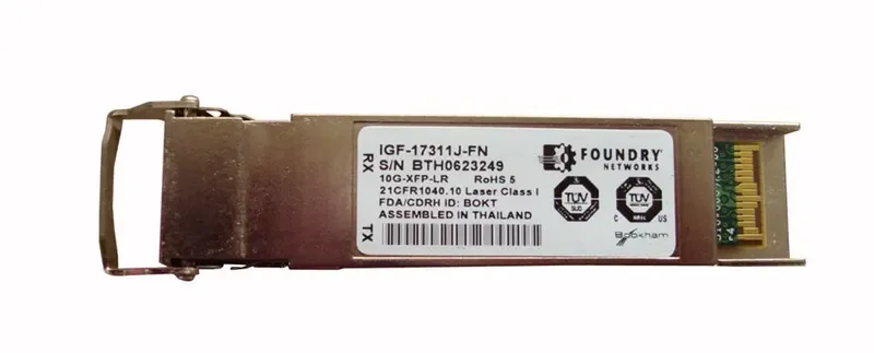 XBR-000212 - Brocade 32Gb/s 32GBase-SWL Multi-Mode Fiber 100m 850nm Duplex LC Connector SFP+ Transceiver Module