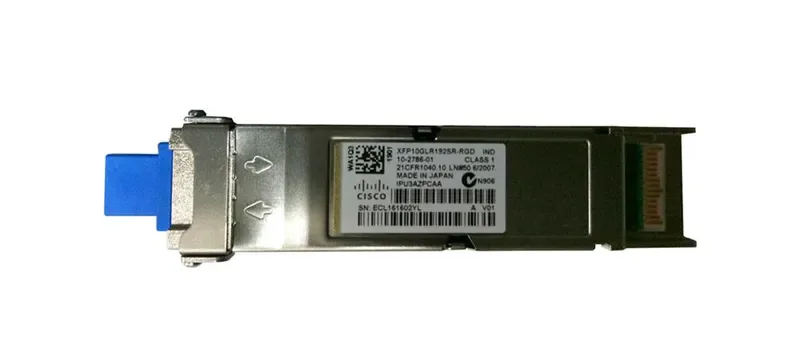 Cisco XFP10GLR192SR-RGD Single-mode 10Gbps 10GBase-LR/LW Fiber 10km 1310nm Duplex LC Connector XFP Transceiver Module