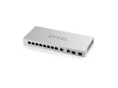 XGS1010-12 - ZyXEL 12-Port Unmanaged Multi-Gigabit Switch with 2-Port 2.5G and 2-Port 10G SFP+