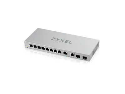 XGS1210-12 - ZyXEL 12-Port Web-Managed Multi-Gigabit Switch with 2-Port 2.5G and 2-Port 10G SFP+