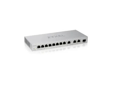 XGS1250-12 - ZyXEL 12-Port Web-Managed Multi-Gigabit Switch includes 3-Port 10G and 1-Port 10G SFP+