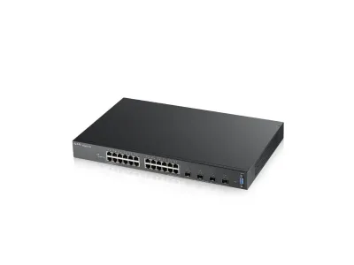 XGS2210-28 - ZyXEL Managed Switch - 24 Ethernet Ports and 4 10-Gigabit SFP+ Ports