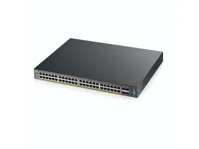 XGS2210-52HP - ZyXEL 48-Port Gbe L2 PoE Switch with 10gbe Uplink