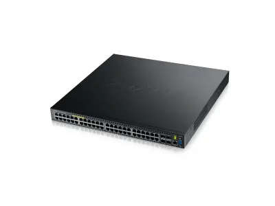 XGS3700-48HP - ZyXEL 48-port GbE L3 Access PoE Switch with 10GbE Uplink