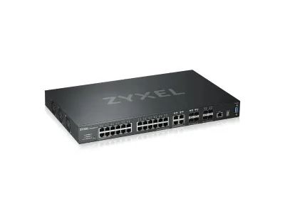 XGS4600-32 - ZyXEL 28-port GbE L3 Aggregation Switch with 4 SFP+ Uplink